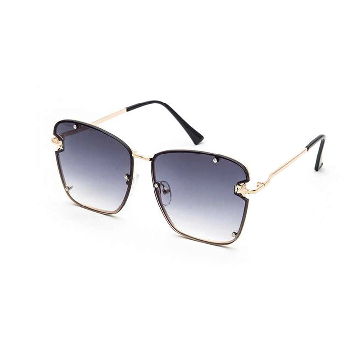 Cat Eye Rimless Sunglasses